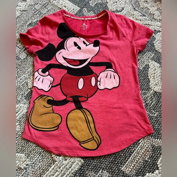 Disney Tops - Mickey Mouse Short Sleeve Shirt Size Small